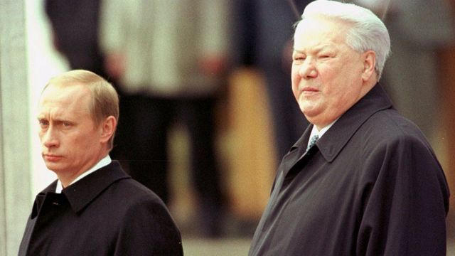 Putin và Yeltsin