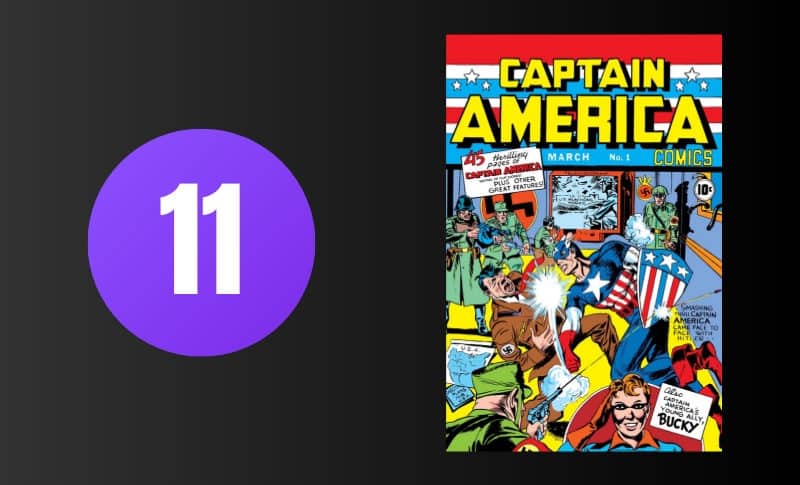 Sách truyện tranh đắt nhất - Captain America # 1