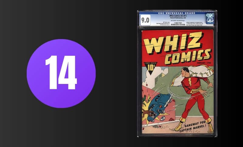 Sách truyện tranh đắt nhất - Whiz Comics # 2