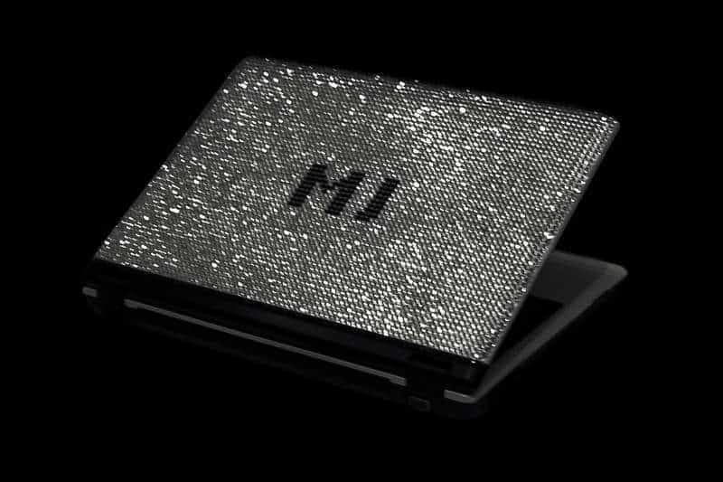 Máy tính xách tay đắt tiền nhất - MJ'S Swarovski & Diamond Studded Notebook