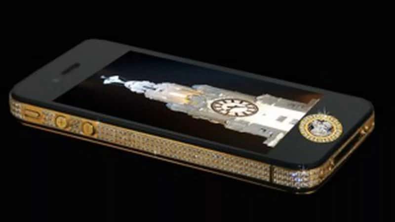 Điện thoại đắt nhất - Stuart Hughes iPhone 4s Elite Gold