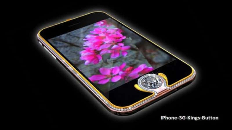 Điện thoại đắt nhất - iPhone 3G Kings Button