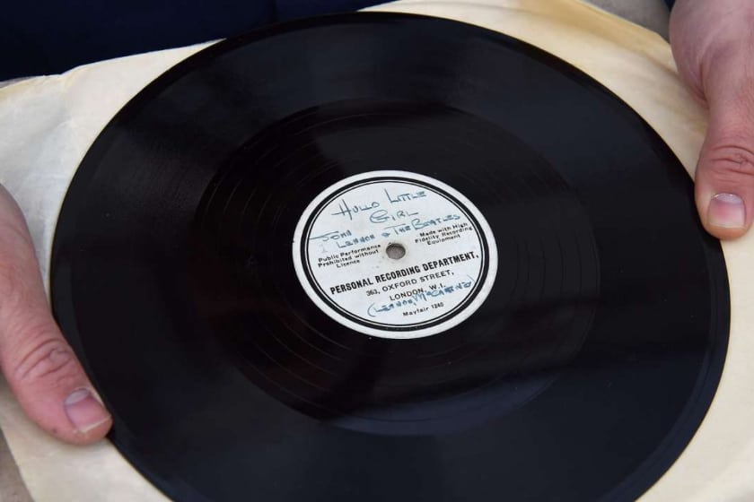 Đĩa hát Vinyl đắt nhất - The Beatles- 'Till There Was You' (10 Acetate)