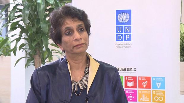 Bà Kanni Wignaraja - Trợ giúp Tổng thư ký ký Liên hợp quốc Giám đốc giáregional Châu Á-Thái Bình Dương của UNDP